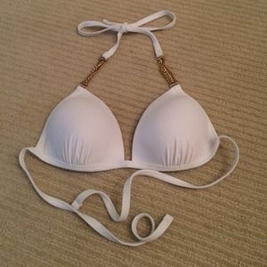 Beautiful white bikini top