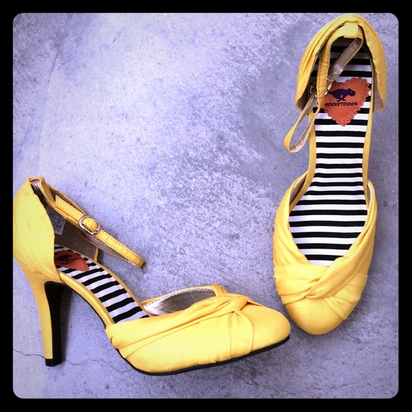 Canary Yellow Heels