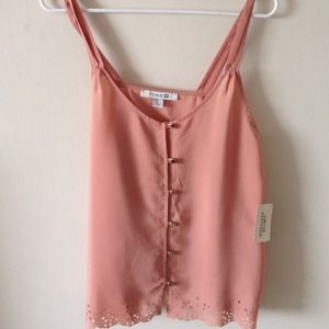 Blush tank top