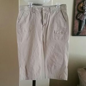 Khaki Capri pants