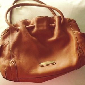 Cole Haan Camel Leather Handbag