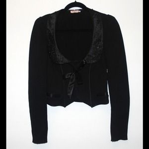 MAX & CO Blazer w Beaded Collar