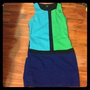 Color block dress