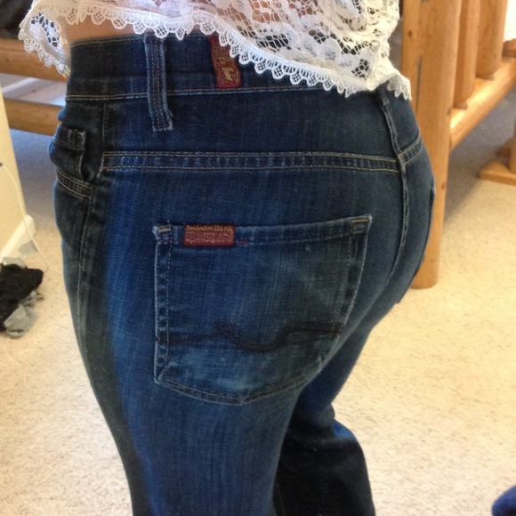 7 For All Mankind Ginger Wide Leg Jeans