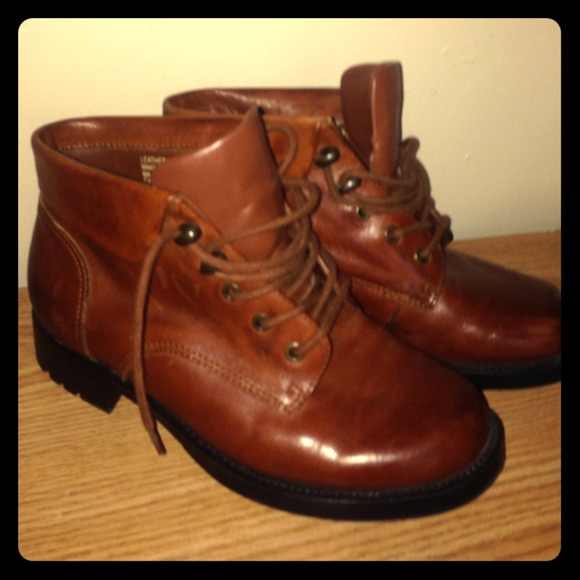Brown ankle boots