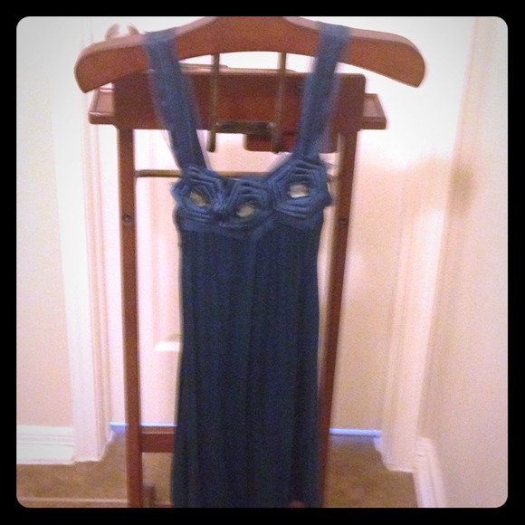 Dark blue dress