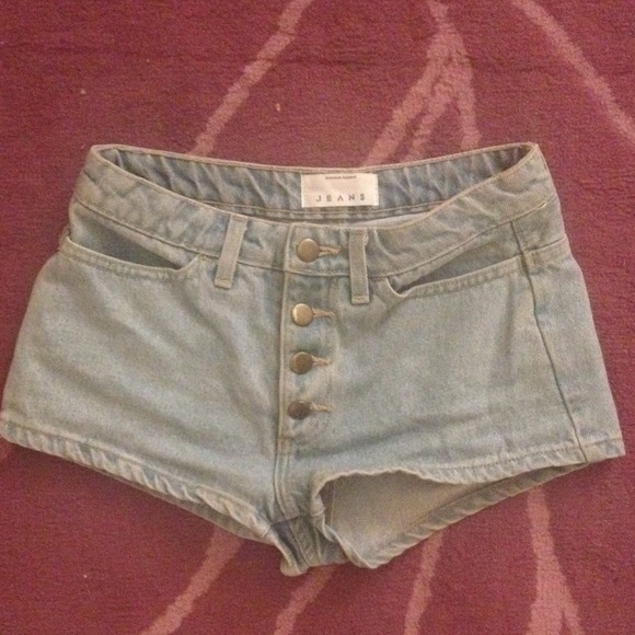 American Apparel high wasted shorts