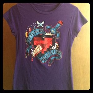 Purple Legend of Zelda shirt