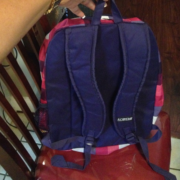 Trans by JanSport back pack pink, purple, white, - Picture 2 of 4