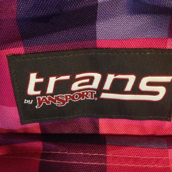 Trans by JanSport back pack pink, purple, white, - Picture 3 of 4