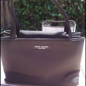 Small black Kate Spade purse.