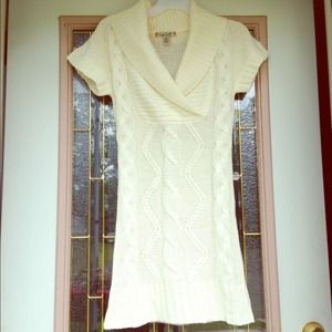 NWOT Cream sweater dress