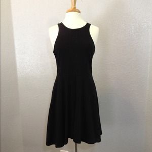 Black racer back skater dress  (NWOT)