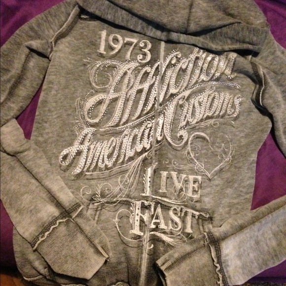 AFFLICTION "shot gun wedding" full zip jacket - Picture 2 of 3