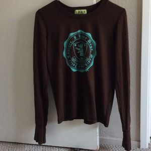 ✨SALE✨Brown Juicy Couture long sleeve t-shirt