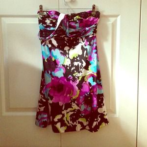 Morgan & co floral dres