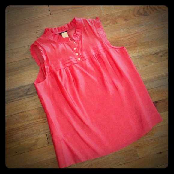 J. Crew 100% silk tank.