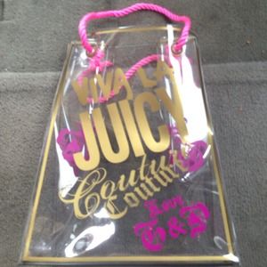 Small clear Juicy Couture bag