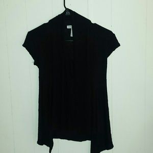 Jackets & Coats - Black short sleeve cardigan Jackets & Coats - Black short sleeve cardigan