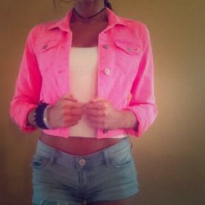 Brand new hot pink HOLLISTER jacket!!!