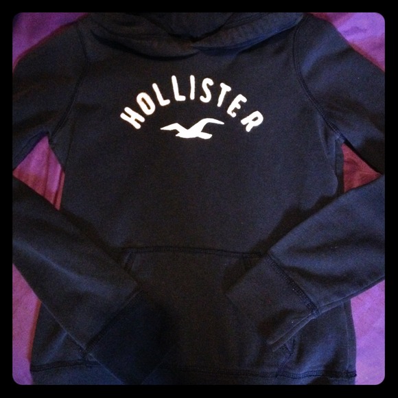Navy blue Hollister hoody