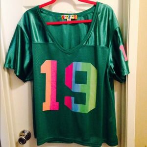 Green jersey #19