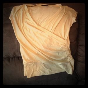 Poetry yellow cross-over top