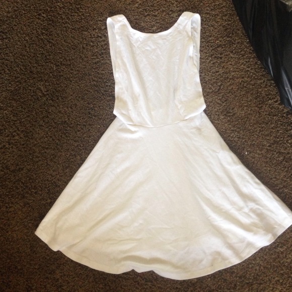 White skater american apparel dress