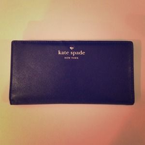 Kate spade black bifold wallet