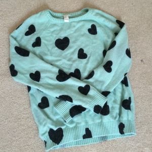 Adorable mint sweater