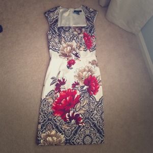 White House black market silky dress