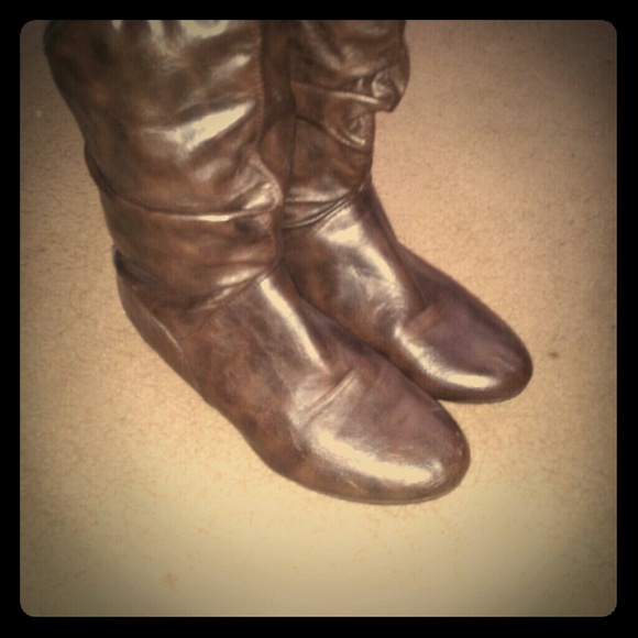 Chocolate brown boots