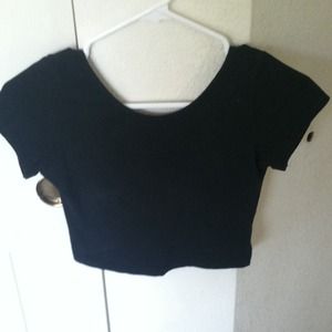 BM scoop neck crop top