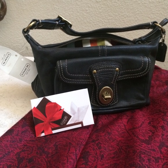 SOLD - Mini legacy coach handbag - Picture 1 of 4