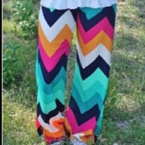 Chevron Palazzo pants