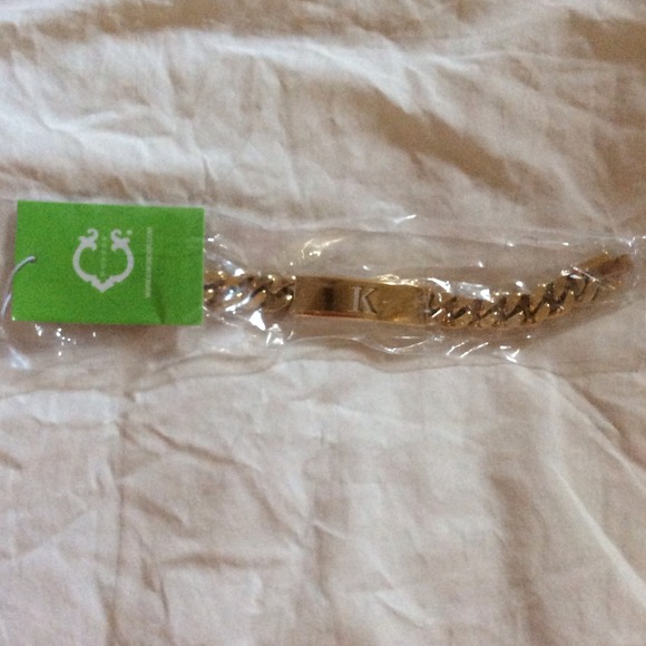 C. Wonder Initial Chain link Bracelet