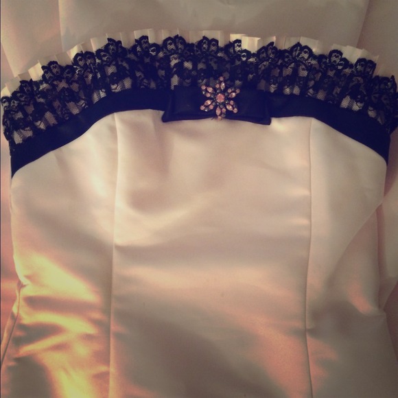 McClintock pink prom gown