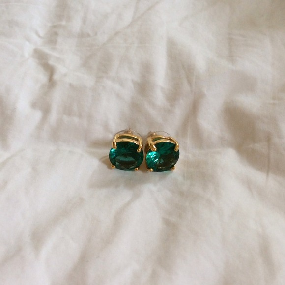 Kate Spade Emerald Gum Drop Earrings