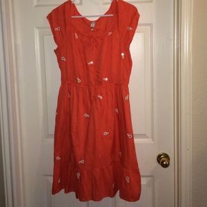 Coral dress