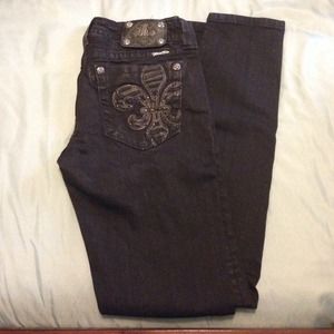 Miss me black skinny jeans