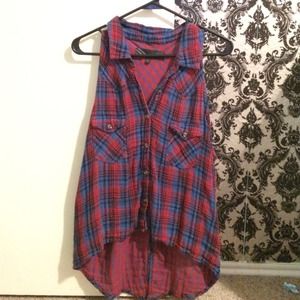 plaid tank top
