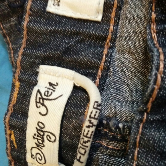 Indigo Rein Denim Shorts - Picture 2 of 3