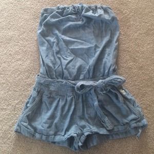 Abercrombie denim romper