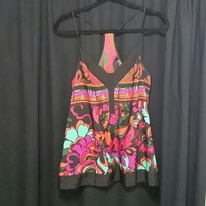 Dressy silk tank top
