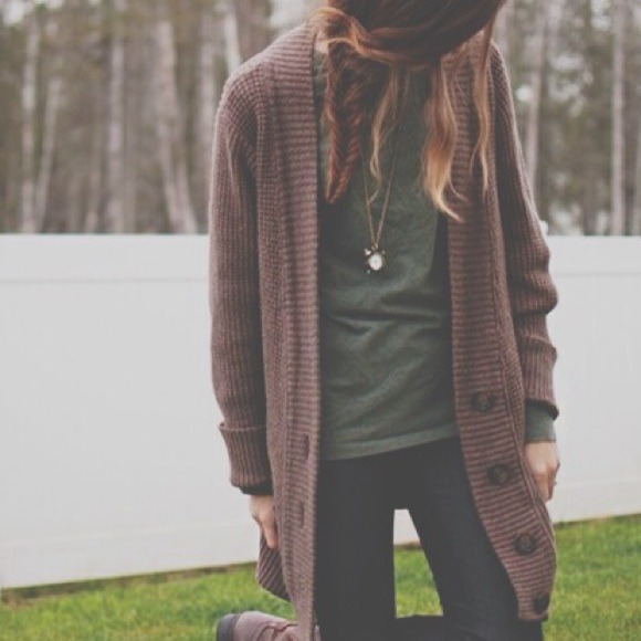 ||B r o w n   C a r d i g a n||