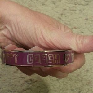 Coach bangle-great condition! Beautiful pink!