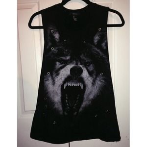 F21 Wolf Muscle Top