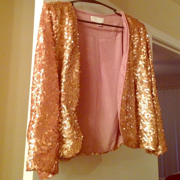 forever 21 sequin crop jacket