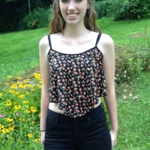 Forever 21 Flower Child Flounced Cami