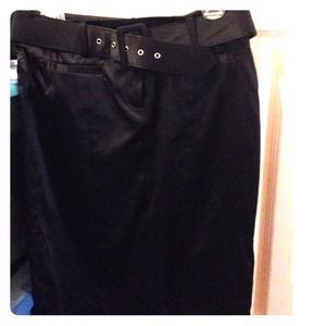Black pencil skirt